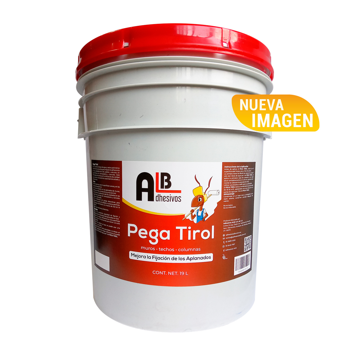 pega tirol cubeta 19L