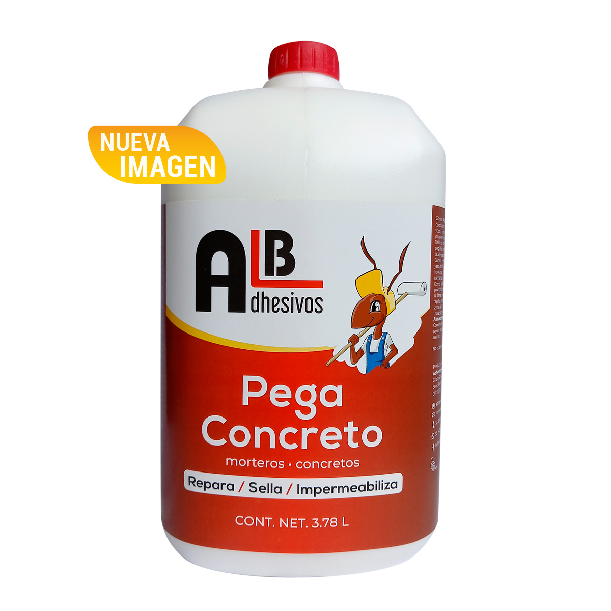 pega concreto galon